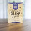 Kore Organic CBD Sleep Capsules package, containing 5 capsules with 75mg total CBD, displayed on a wooden surface