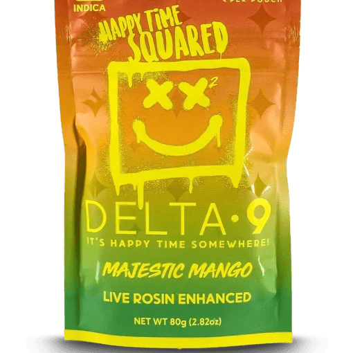 Happy Time Squared - Delta 9 THC Gummies - Live Rosin Enhanced
