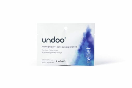 undoo relief is a Cannabis hangover solution, helping you get back to yourself when your cannabis experience was too strong.