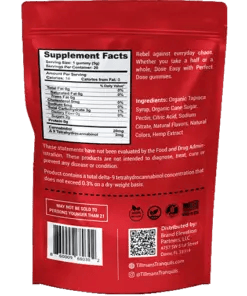 Cherry Sleep Gummy ingredients with CBD, CBN and THC