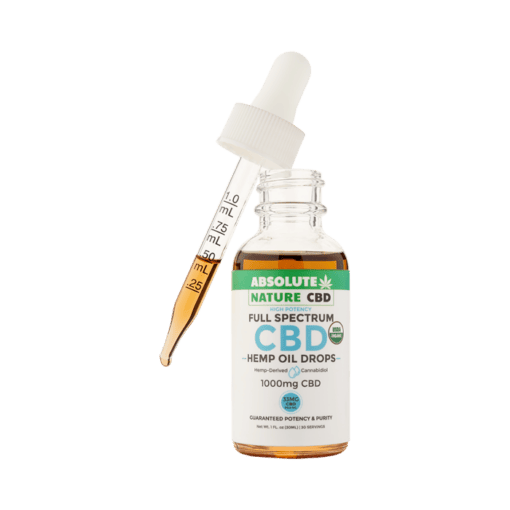 Absolute Nature 1000mg CBD organic oil tincture