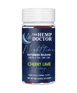 Delta 9 THC CBD CBN Nighttime Extended-Release Gummies by The Hemp Doctor