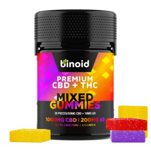 The best CBD + THC Premium Gummies Mixed Gummies