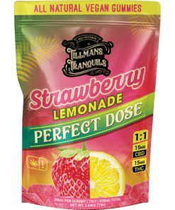 Tillmans Tranquils strawberry lemonade delta 9 gummies