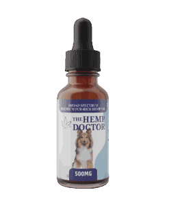 500mg Broad Spectrum Pet CBD Oil Tincture with dropper