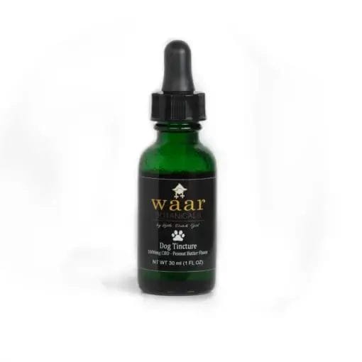 Waar Botanicals Peanut Butter CBD Oil for Dogs 1000 mg – front view