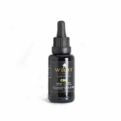 Premium 1800 mg Full‑Spectrum CBG Oil Tincture – Unflavored by Waar botanicals.